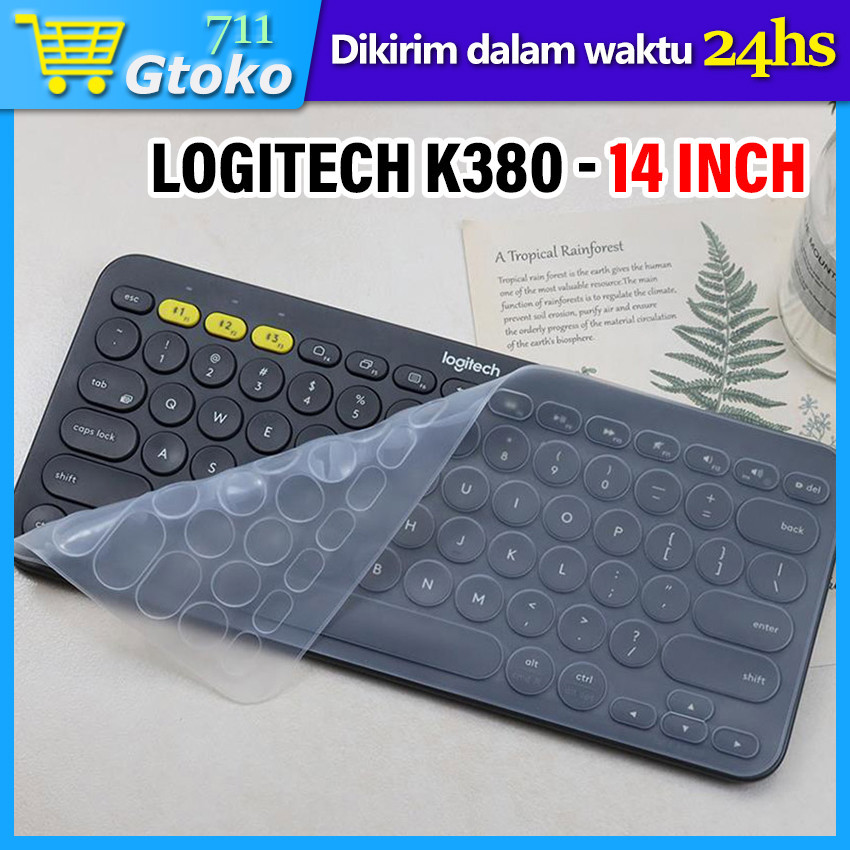 Keyboard Protector Logitech K380 14 inch Cover Pelindung Keyboard Logitech K380
