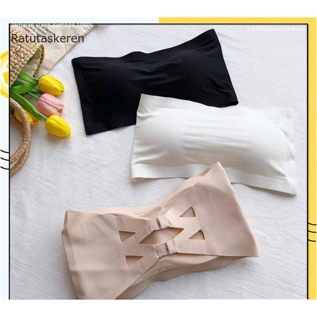 Kemben Seamless Tanpa Tali Zamzam 6669 Bra Sport Pakaian Dalam Wanita Sexy Fashion Korea  Murah Kere