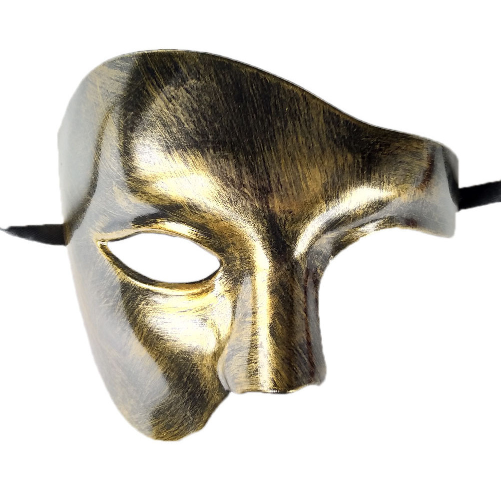 Masker Topeng untuk Pria Masker Topeng Kreatif untuk Pria Setengah Wajah Topeng Penari Hantu