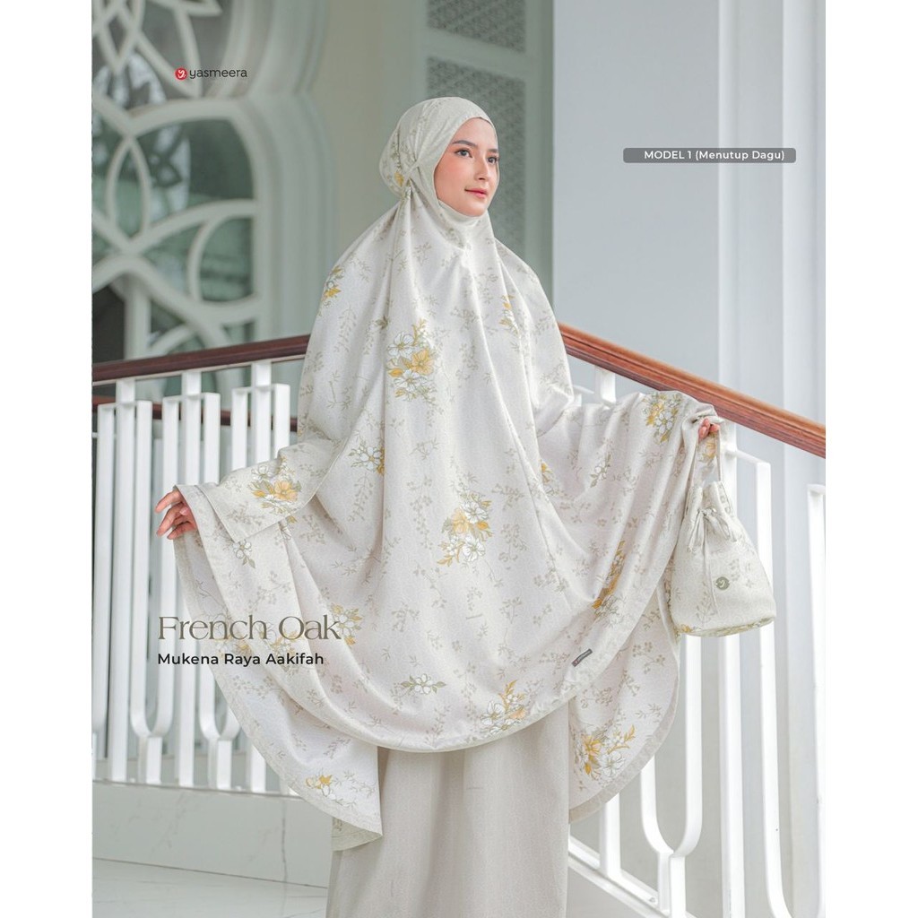 YASMEERA | Mukena Aakifah Style 1 Mukena Dewasa Yasmeera