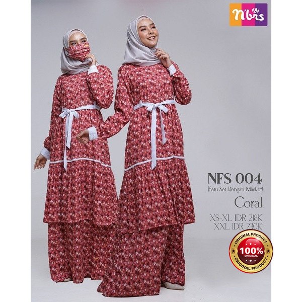 NFS 004 / Nibras Fashion / Gamis nibras dewasa