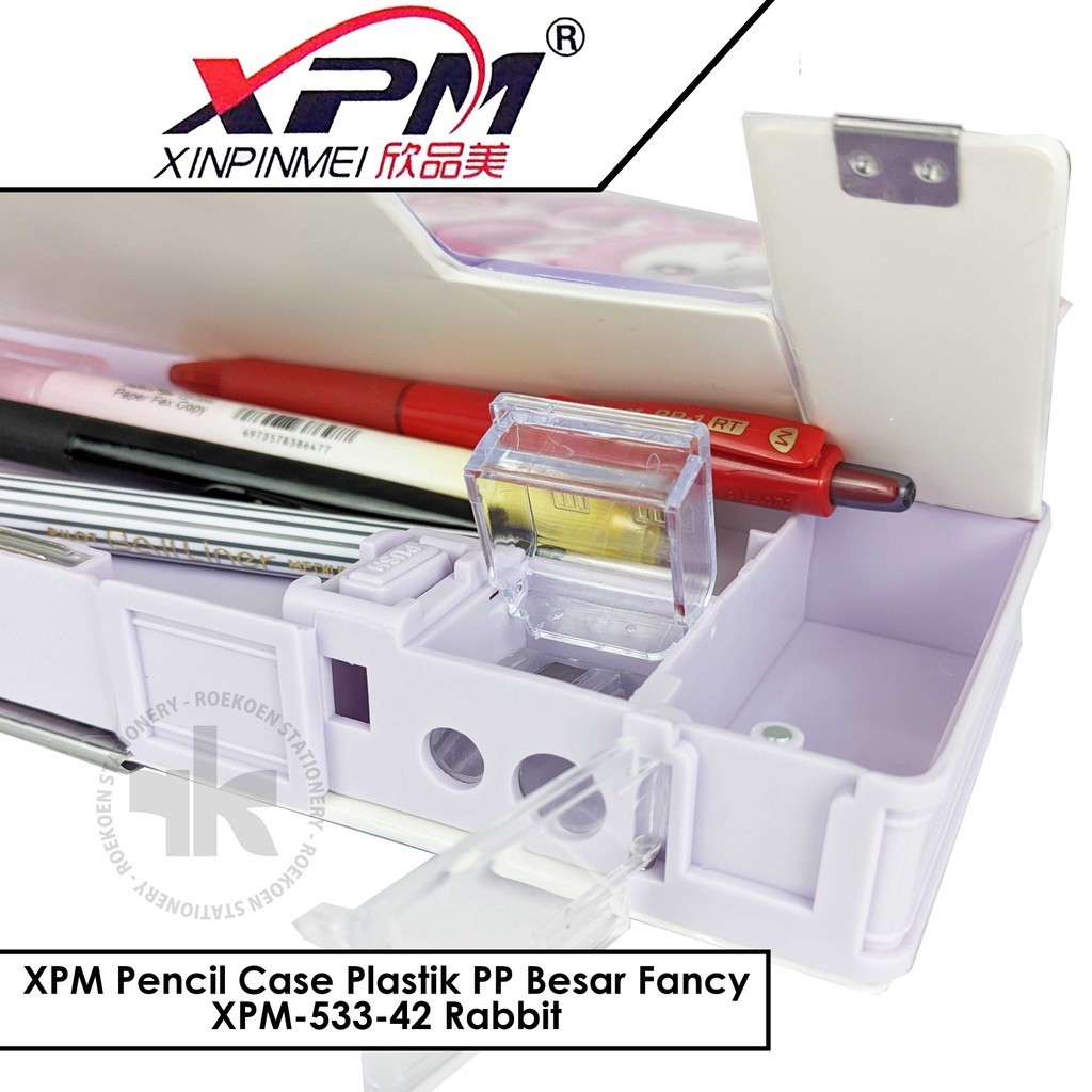 

XPM Pencil Case Plastik PP Besar Fancy XPM-533-42 Rabbit
