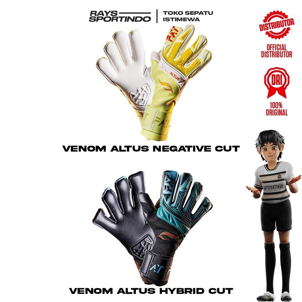 SARUNG TANGAN FAT VENOM ALTUS NEGATIVE & HYBIRD CUT