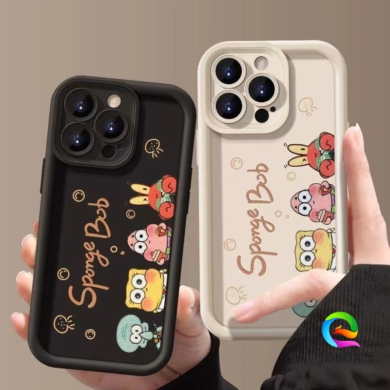 Case Iphone Spongebob Kartun Karakter  Case  Spongebob Patrick  Iphone 13 12 11 PRO MAX 14 15 PLUS X