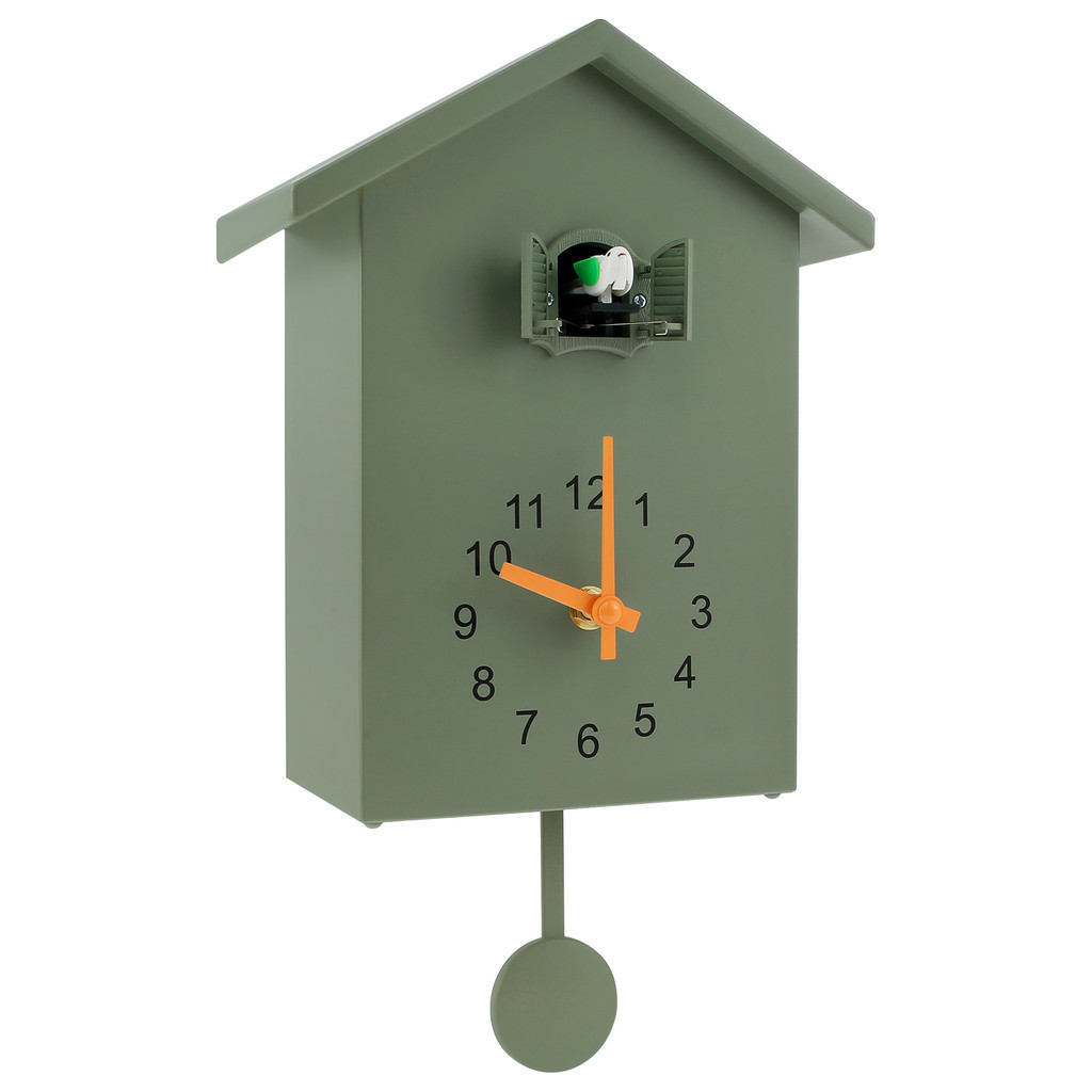 Cuckoo Clock Cuckoo Sound Clock with Pendulum Delicate Cuckoo Clock Bird Battery Powered Cuckoo Wall