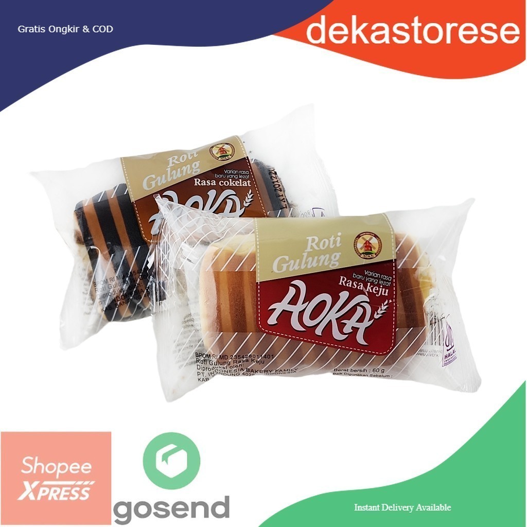 

ROTI GULUNG AOKA - Netto 60gr