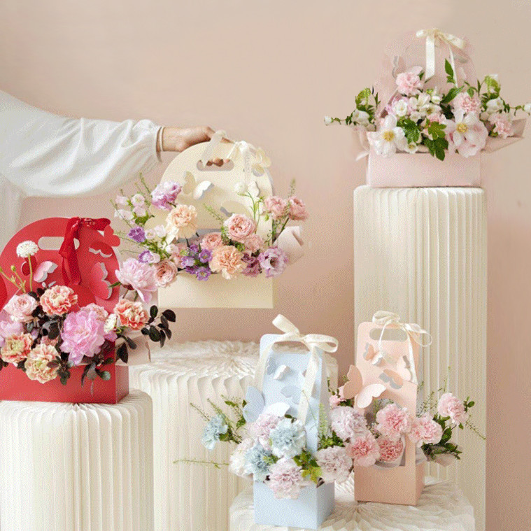 Kotak Kupu Kupu / Butterfly Flower Box / Box Bunga / Buket Bunga / Kotak Bunga