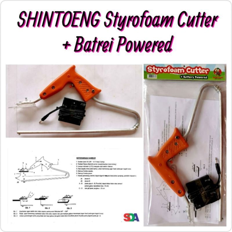 

Pemotong Styrofoam Shintoeng / Sytrofoam Cutter Battery