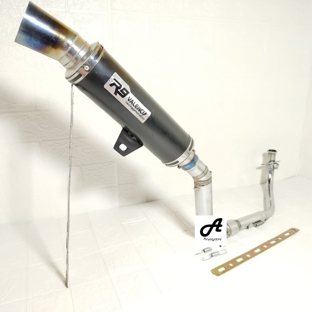 Knalpot Racing Samlong R9 Valencia Tipe Cobra adalah knalpot yang cocok untuk motor Beat, Scoopy, Ge