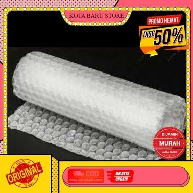 

Bubble Wrap Meteran (1,25M x jumlah order meteran) Hitam & Putih Bubble ELBA STORE KOTA INDAH STORE
