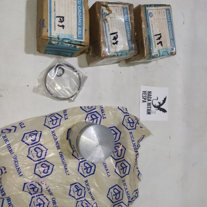 seher Vespa super original Nos ukuran 3m Piaggio Danmotor biru