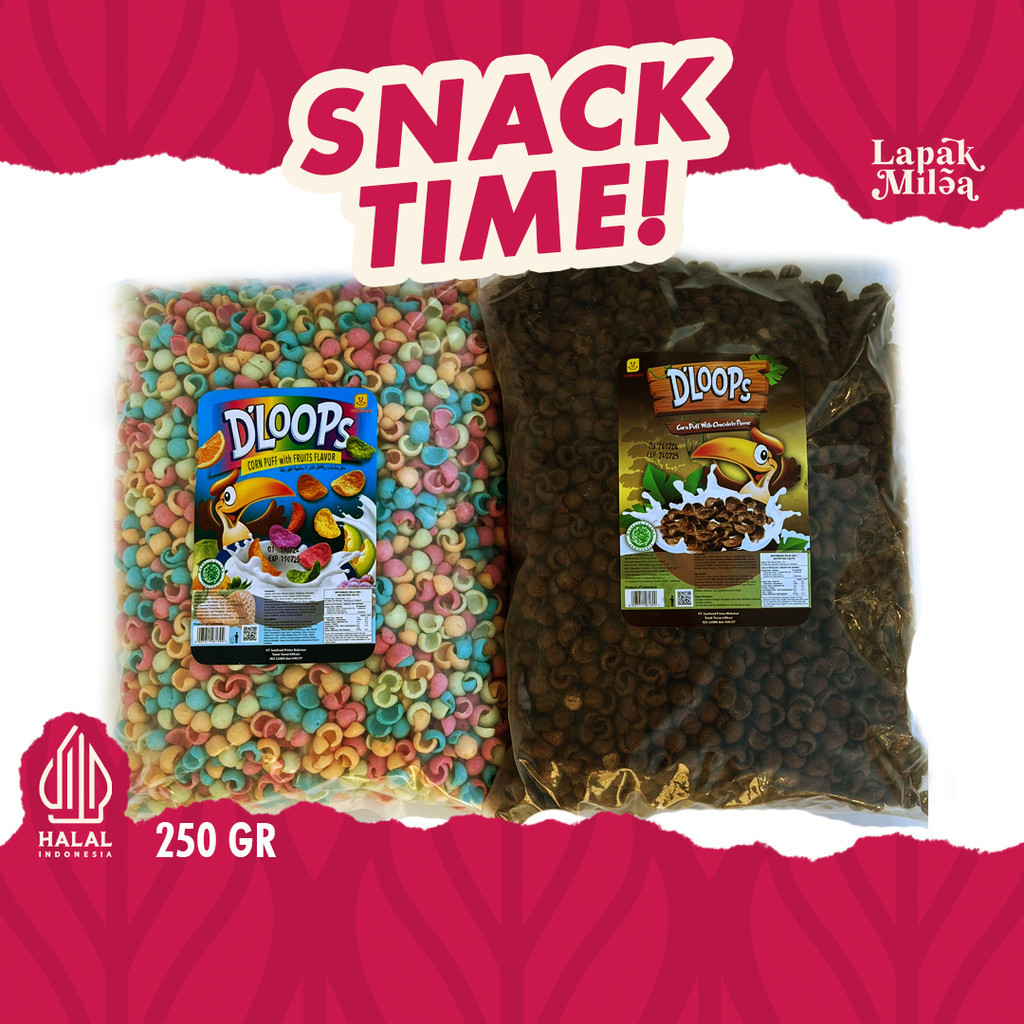 

DLoops Sereal Rasa Coklat Fruit Mix Dloops CORNPUFF