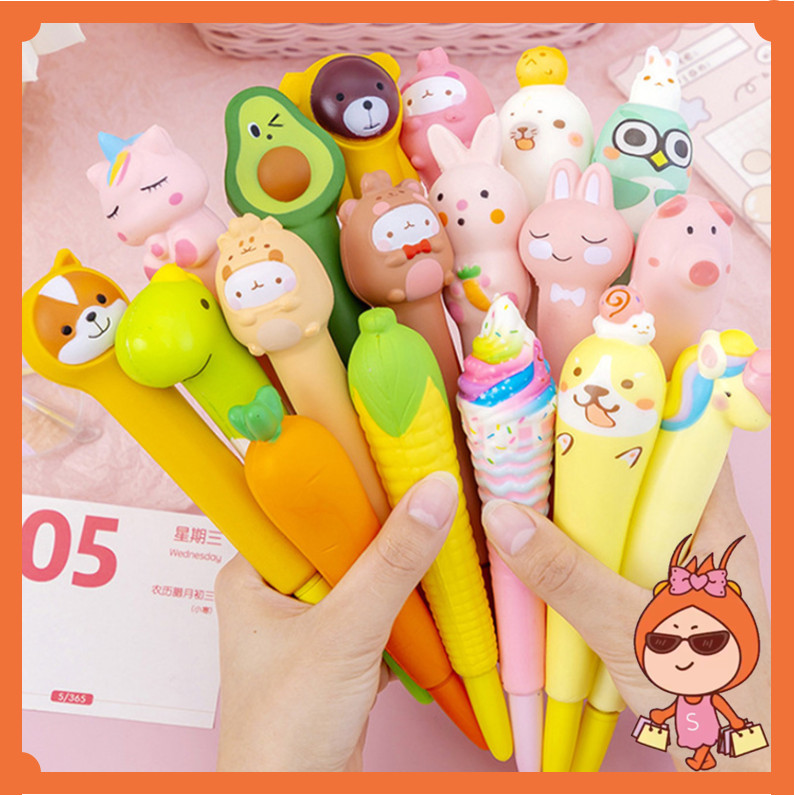

Reseller Welcome - S6265 Pena Gel Squishy / Ballpoint Squishy Lucu / Pena Kartun Lucu Squishy