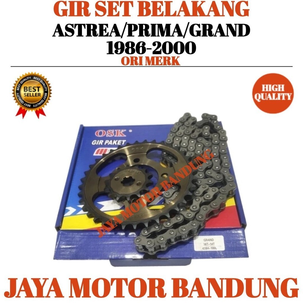 GIR SET ASTREA/PRIMA/GRAND 36T/14T GEARSET GIR PAKET