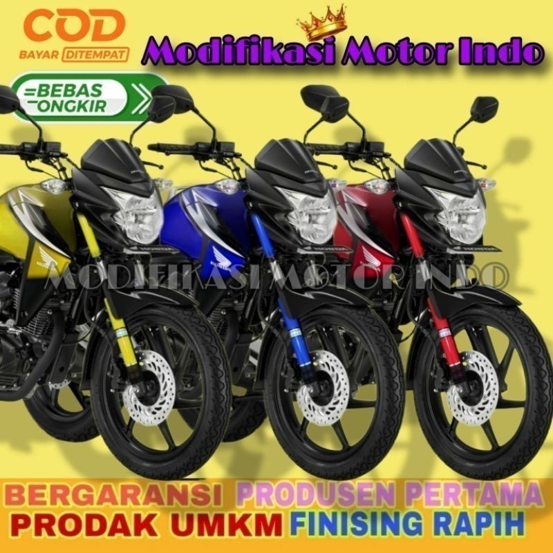 otomotif aksesoris motor Mega Pro Honda Mega Pro Atas Bawah cover shock