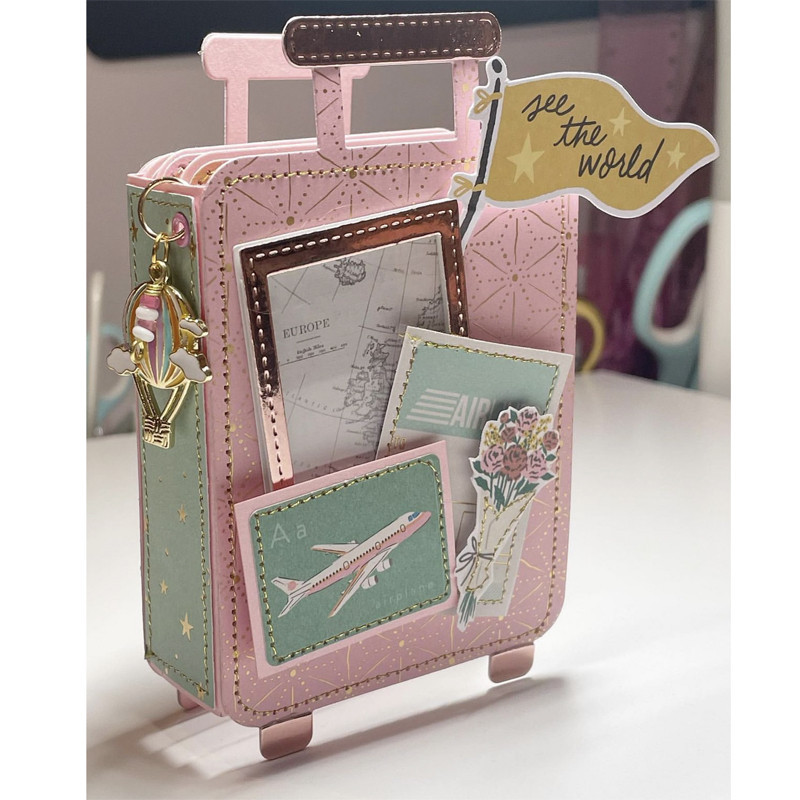 

Cute Luggage Metal Cutting Dies Scrapbook Paper Craft Decoration dies scrapbooking