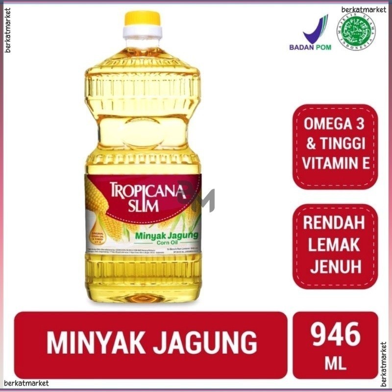 

Tropicana Slim Minyak Jagung Corn Oil 946 ML.