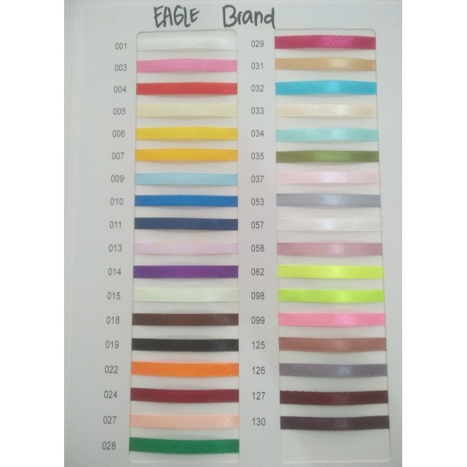 

Pita Satin Eagle 1 1/2 inci 1.5 4 cm 25 Yard - 5 Kuning Baby