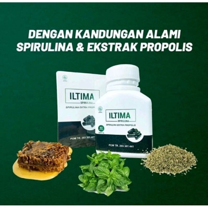 ILTIMA SPIRULINA ORIGINAL OBAT PENGHANCUR BATU GINJAL AMPUH ASLI ILTIMA OBAT BATU GINJAL(Produk Orig