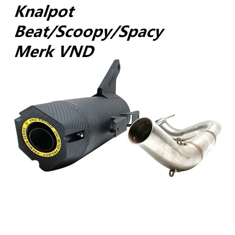Aksesoris Motor # Knalpot Vnd AK 777 B1 Beat/ Beat FI/ Scoopy/ Scoopy FI/ Spacy  knalpot racing beat