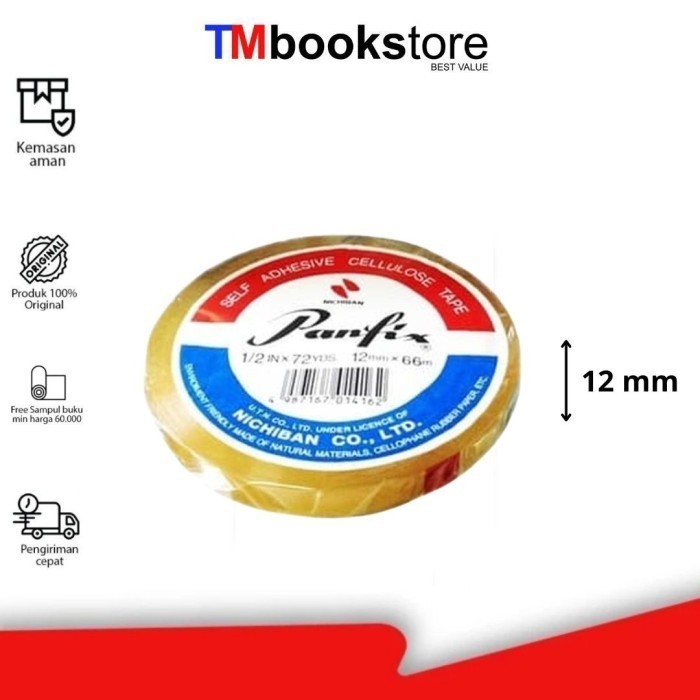 

ISOLASI PANFIX 1/2X72 PAC TMBOOKSTORE