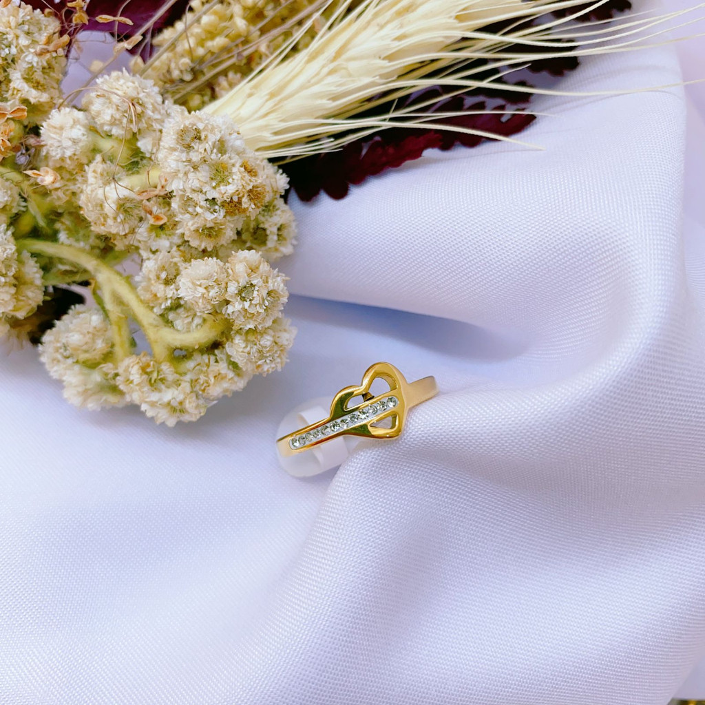 Cincin titanium wanita korean style