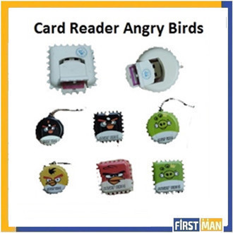 Card Reader Karakter / Card Reader USB 2.0 Micro SD Angry Bird - Firstman Store