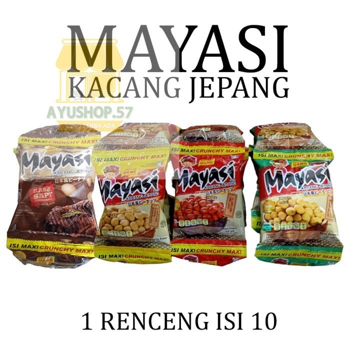 

MAYASI KACANG ALA JEPANG RENCENG - BAWANG - AYUSHOP57