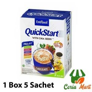 

Minuman Sereal Less Sugar Entrasol Quickstart 150gr Cokelat Chocolate