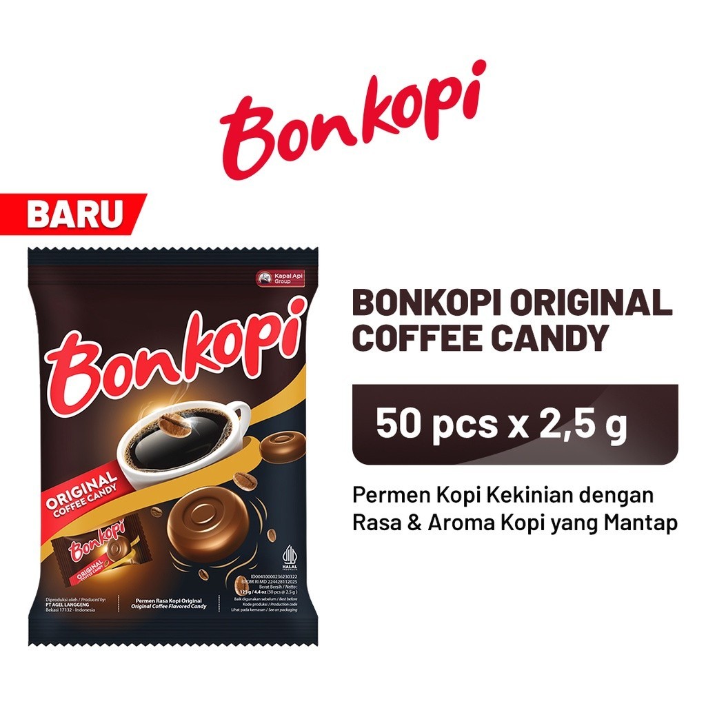 

Bonkopi Original Coffee Candy Bag (50 x 2,5 gr)