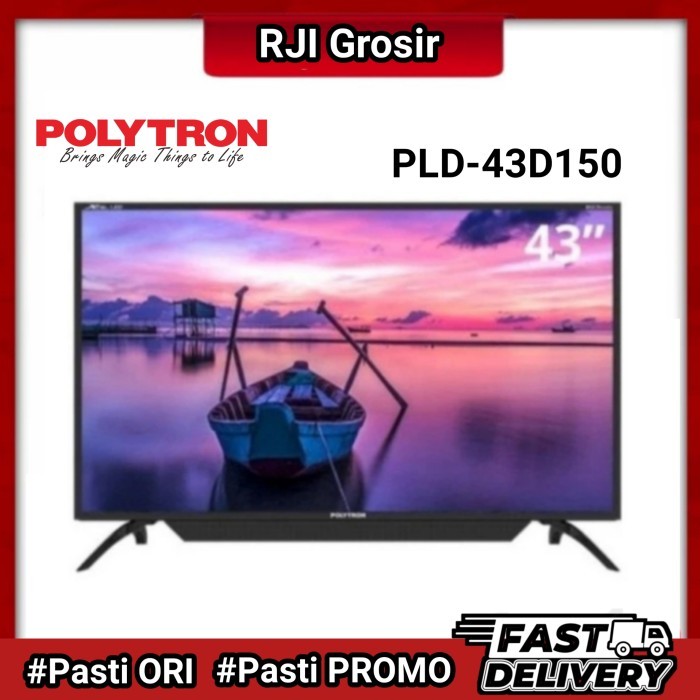 POLYTRON LED TV 43 INCH | PLD-43D150 | 43D150 | PLD 43D150 | USB MOVIE