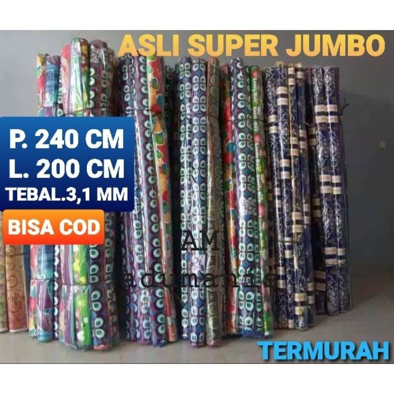 KARPET PLASTIK SPON BERKARAKTER ASLI SANGAT JUMBO