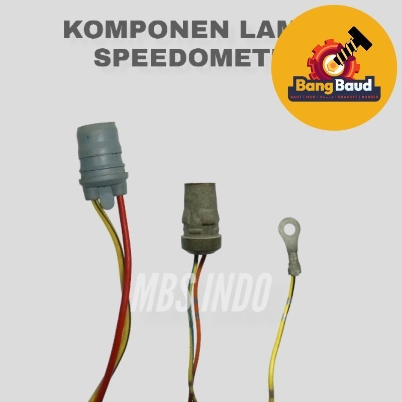 FITING RUMAH LAMPU SPEEDOMETER UNIVERSAL BESAR KECIL SKUN BULAT SPEDOMETER KOMPONEN SPEEDOMETER UNIV