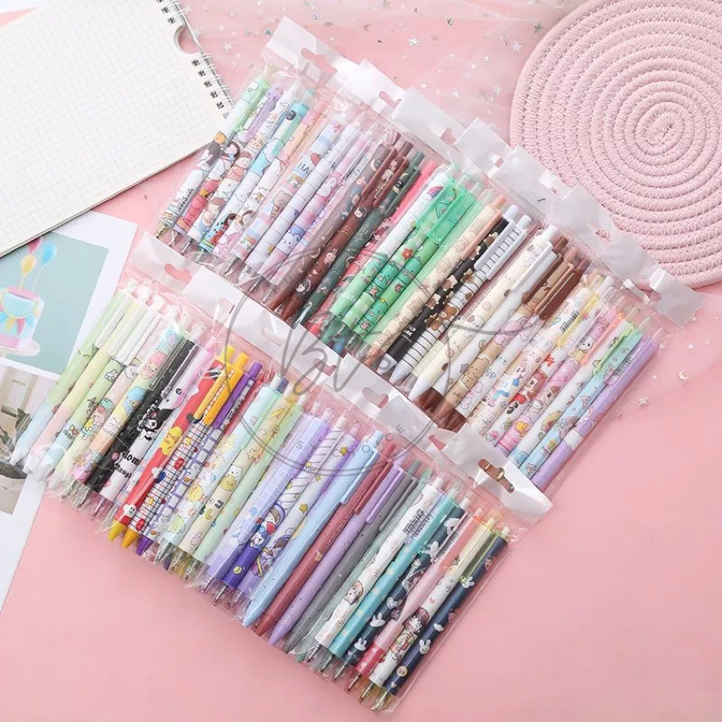 

Journamm.id 6PCS PULPEN GEL MEKANIK 0.5MM / BALLPOINT MEKANIK / Gel Mekanik Motif Cartoon/ Pulpen Gel Mekanik Lucu Karakter/ Pulpen Aesthetic GS