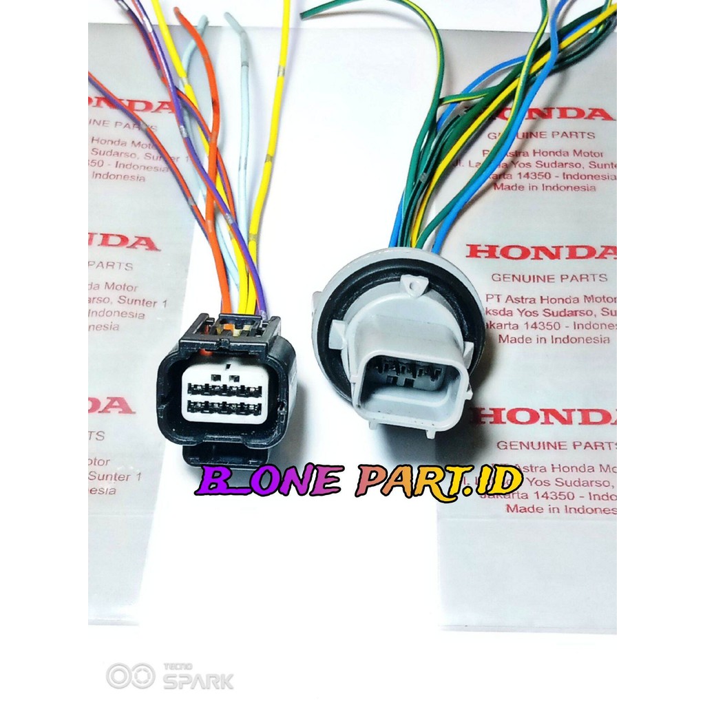 Socket Kabel Lampu Head Lamp Reflektor LED | Honda Vario 125 150 PCX