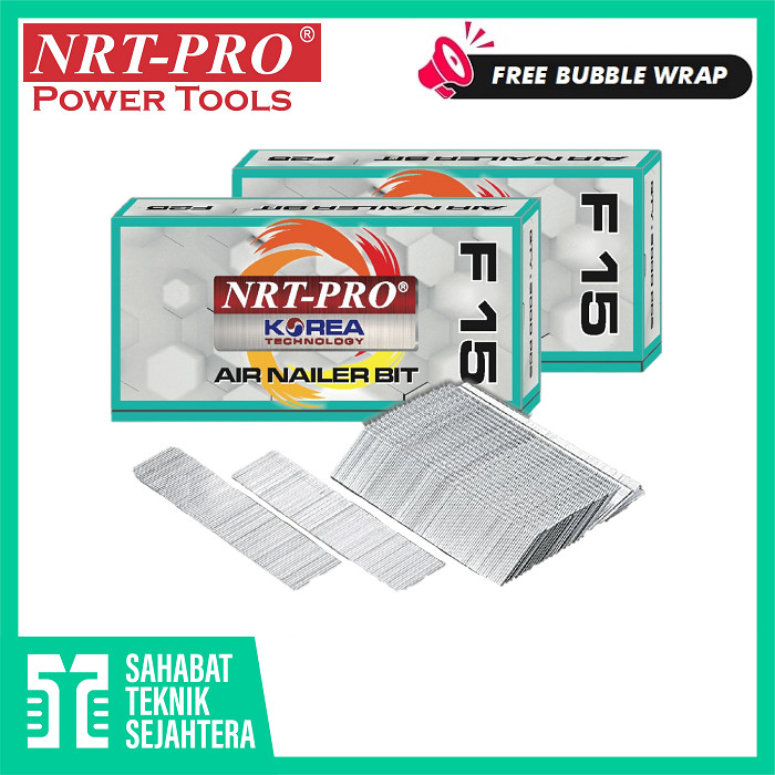 

NRT-PRO F15 MO Isi Mesin Staples Mata Paku Tembak Lurus Air Nailer Nail Gun F 15 MO Stapler Angin F15MO