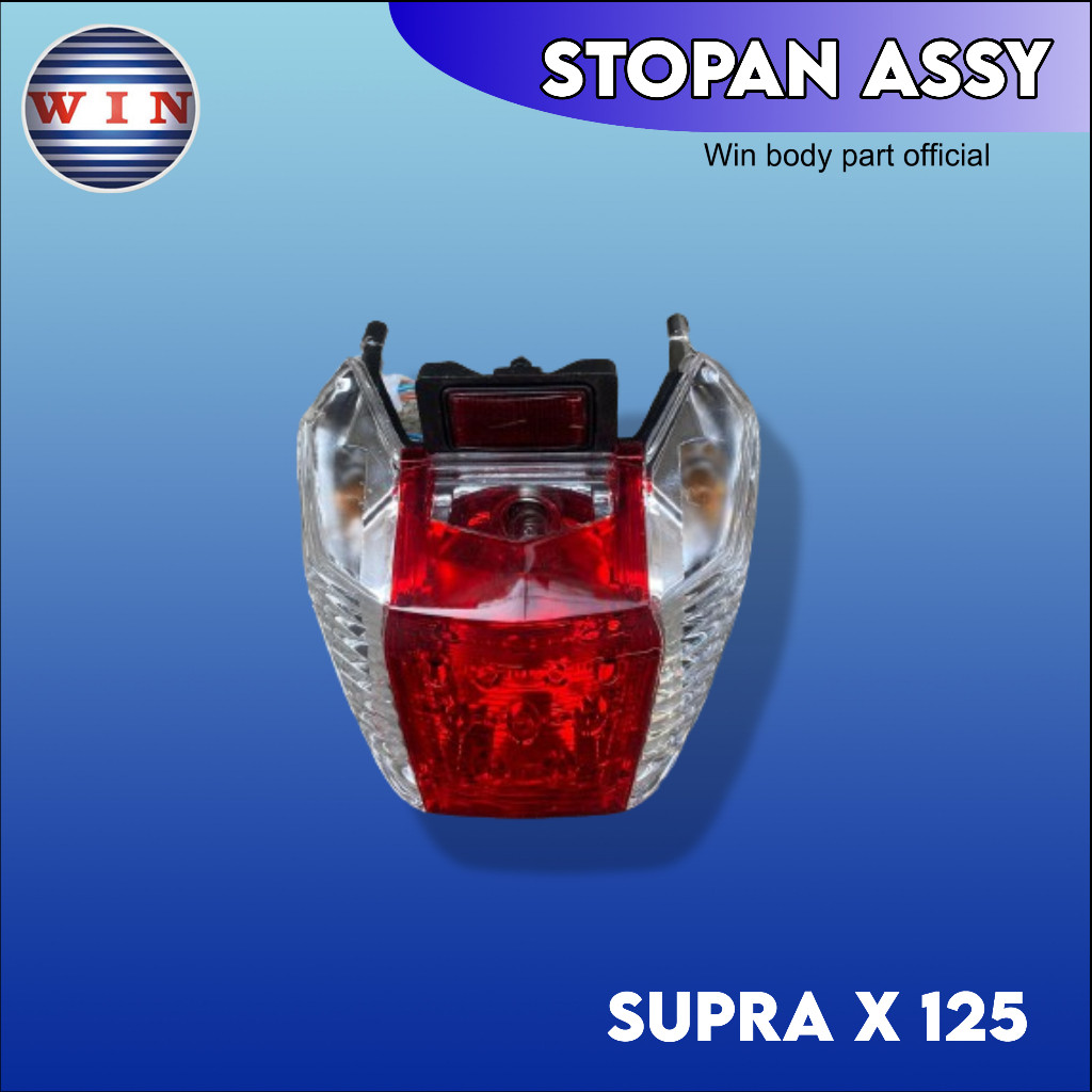 STOPAN ASSY LAMPU STOPAN BELAKANG SET DOP SUPRA X 125 LAMA KTM WIN