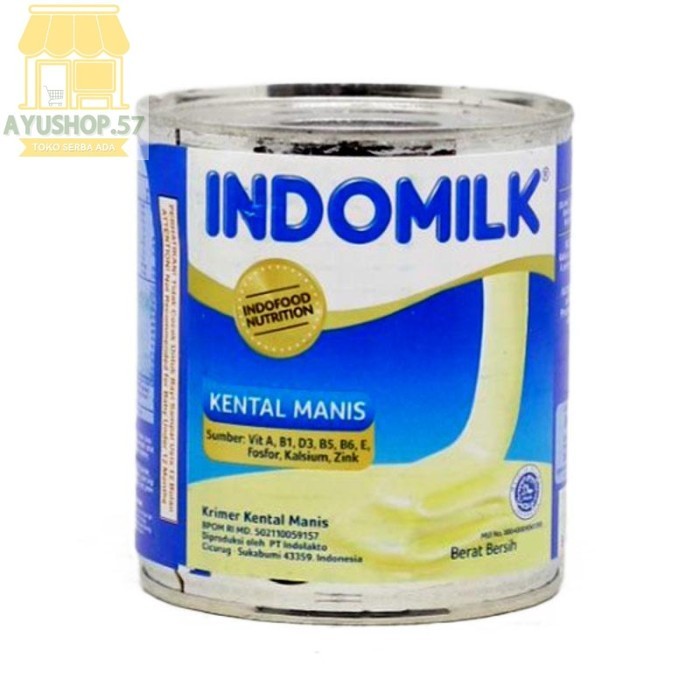 

Indomilk Krimer Kental Manis Plain[ 370 g] - Plain - AYUSHOP57