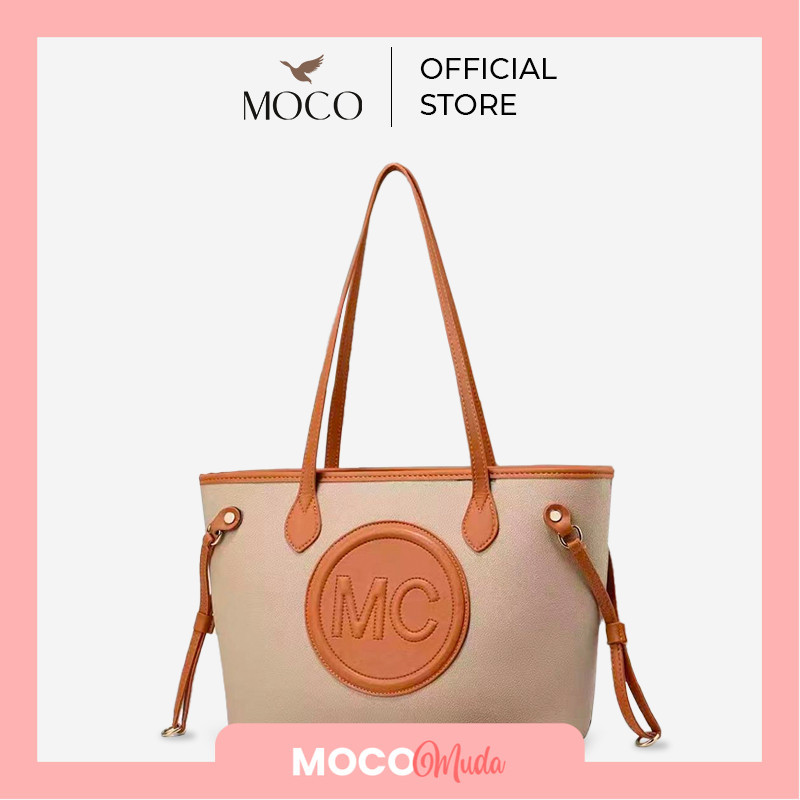 MOCO Fashion Tas Totebag Kuliah Kait Samping 6627