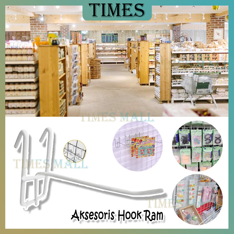 10Pcs Hook Ram Aksesoris Display 10cm 15cm 20cm /Cantolan Aksesoris Kawat Ram/Ram Gantungan Kawat/Ca
