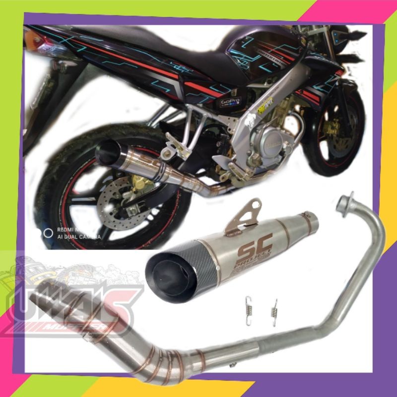 Exhaust ekzos FZ150i racing FZ150i new Vixion FZ150i
