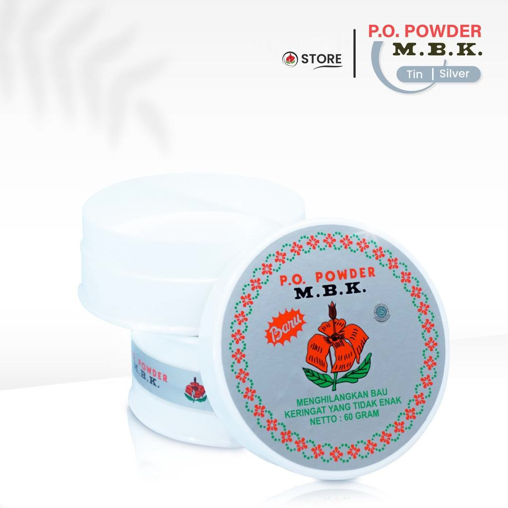 Mbk Tin Bedak Deodorant Silver 60Gr (Pot)