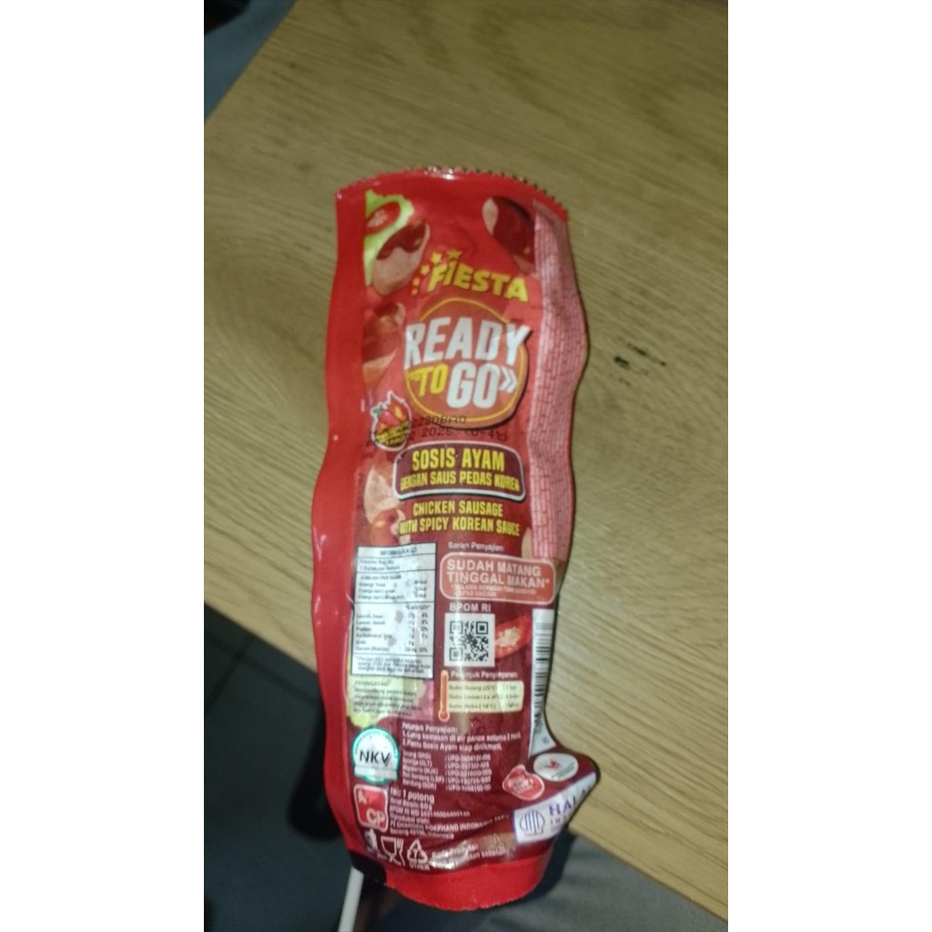 

SOSIS SINGLE SPICY KOREAN READY TO GO 65 GR - FIESTA