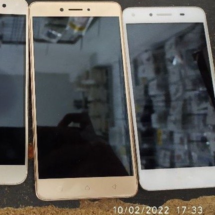 EX KOMPATIBLE LAYAR LCD TOUCHSCREEN GLASS SENTUH LENOVO K6 NOTE KOMPATIBEL FULLSET FRAME RANGKA KOMP