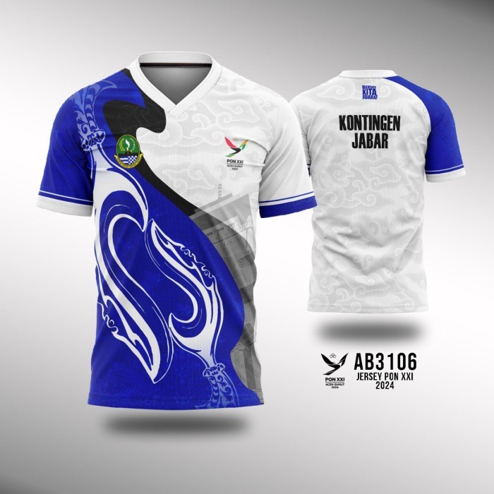Kaos Jersey AB3106 - Jersey PON XXI 2024 - Kontingen Jawa Barat - XS