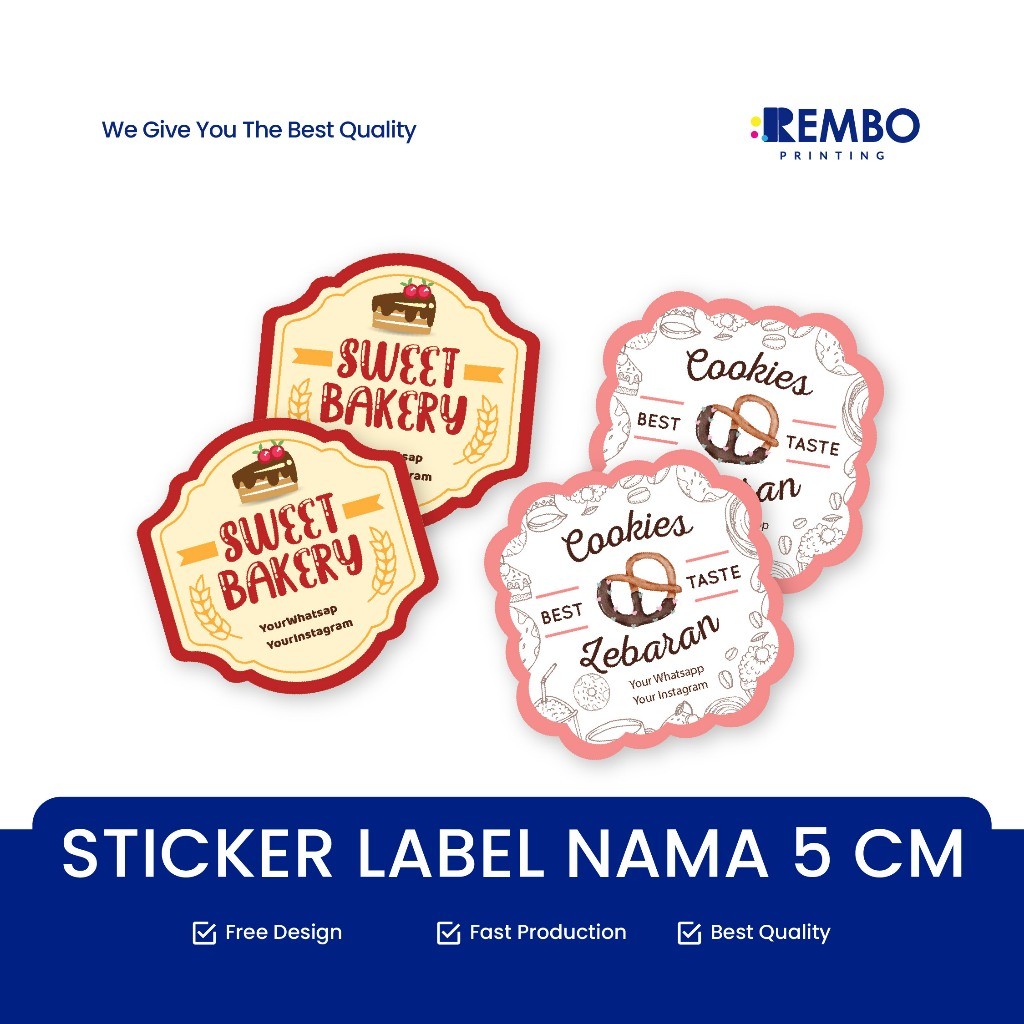 

CETAK STIKER LABEL NAMA 5 CM / LABEL BULAT LABEL MAKANAN TOPLES KEMASAN BOTOL MINUMAN CUSTOM KROMO TERLARIS