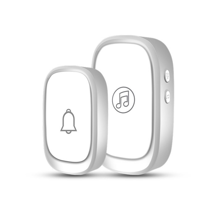 

Bell Bel Pintu Rumah Wireless DoorBell Waterproof 38 Nada 1 2 Receiver - 1 Transmiter, Hitam