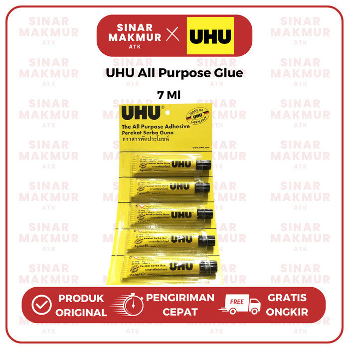 

Lem Cair/Liquid Glue/All Purpose Adhesive 7 ml UHU (Renceng)