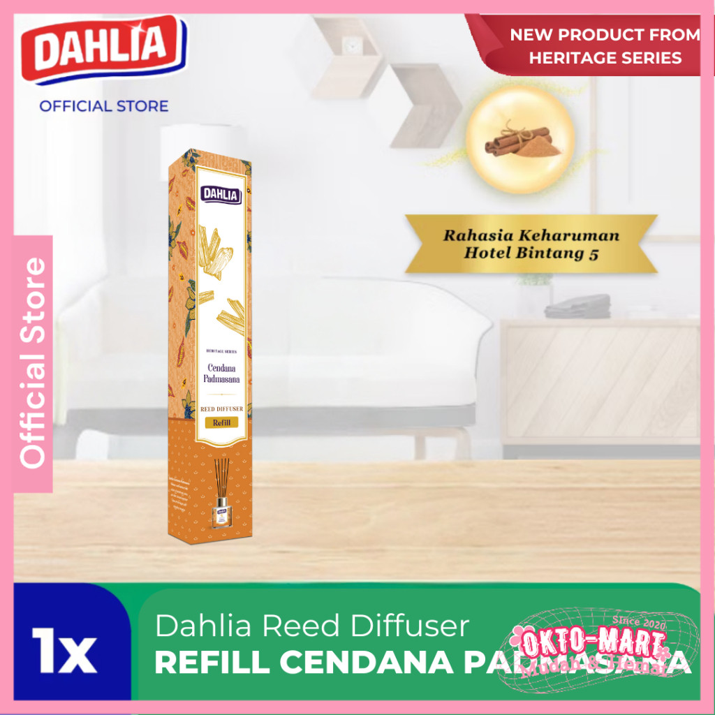Dahlia Reed Diffuser Cendana Padmasana Refill