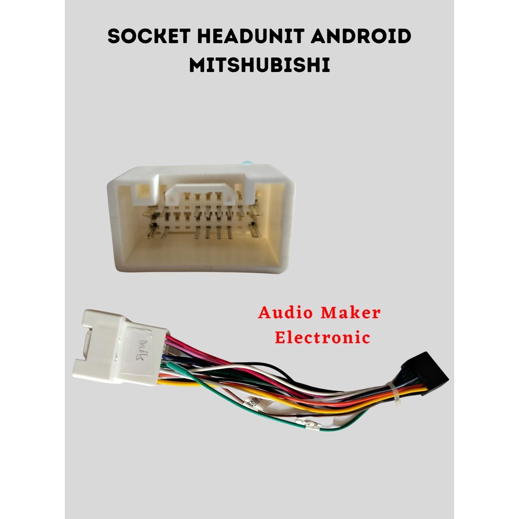 Soket PNP android Mitsubishi Pajero / Xpander / Mirage Soket PNP